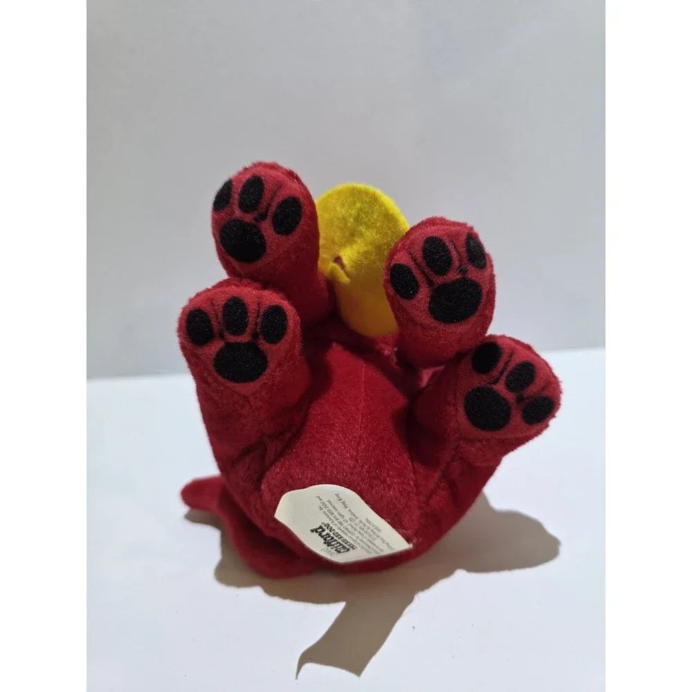 Clifford Beanie Plush Scholastic Big Red Dog Art Paint Puppy Beret 5.5” Stuffed